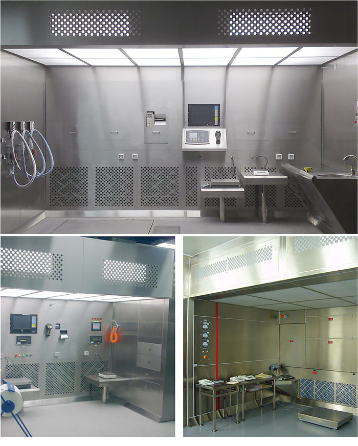 負(fù)壓稱稱量罩通過創(chuàng)造一個(gè)低氣壓的環(huán)境，防止生產(chǎn)過程中的粉塵、揮發(fā)物等有害物質(zhì)逸散到外界環(huán)境中，同時(shí)確保稱量結(jié)果的準(zhǔn)確性。